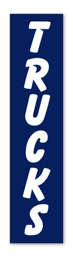 Flat Top Swooper Banner - TRUCKS