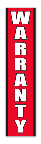 Flat Top Swooper Banner - WARRANTY