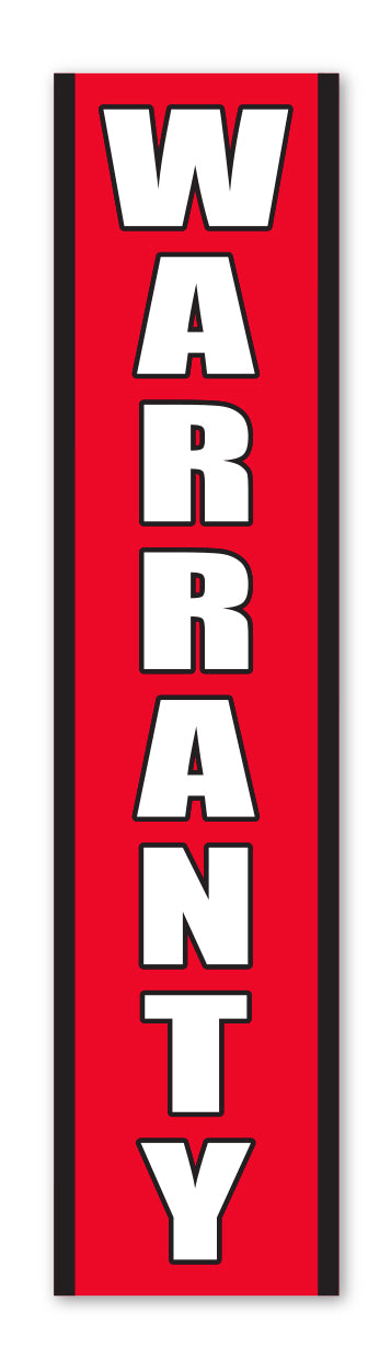 Flat Top Swooper Banner - WARRANTY