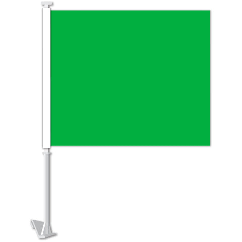 Window Flag - Solid Green