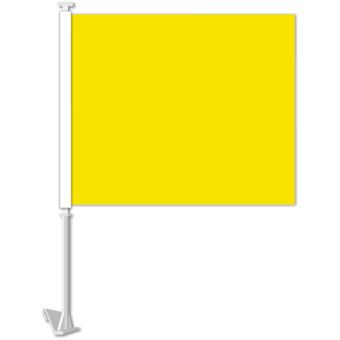 Window Flag - Solid Yellow