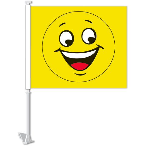Window Flag - Smiley Face