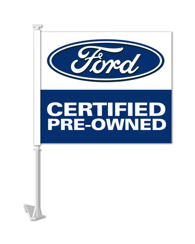 Window Flag - Ford Certified