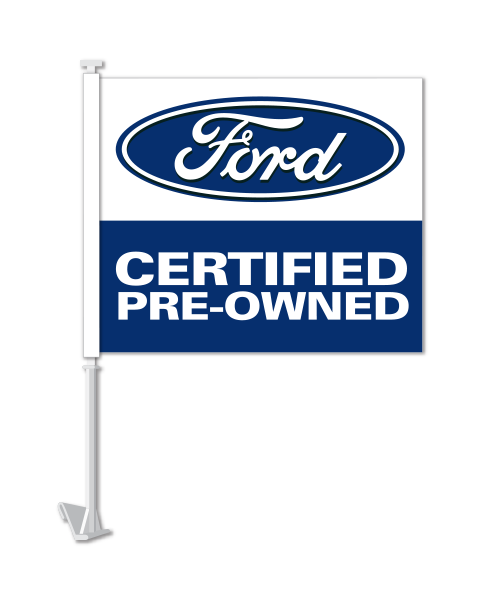 Window Flag - Ford Certified