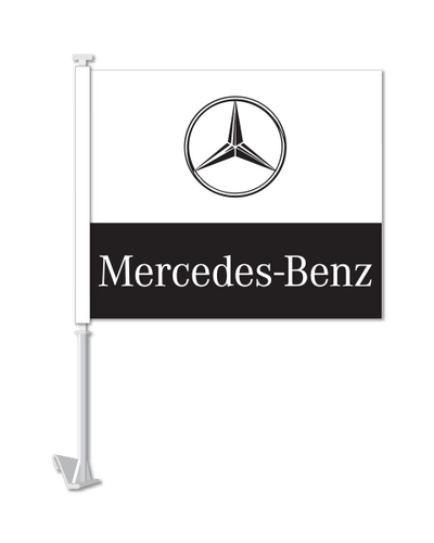 Window Flag - Mercedes