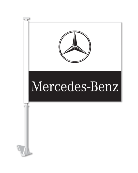Window Flag - Mercedes