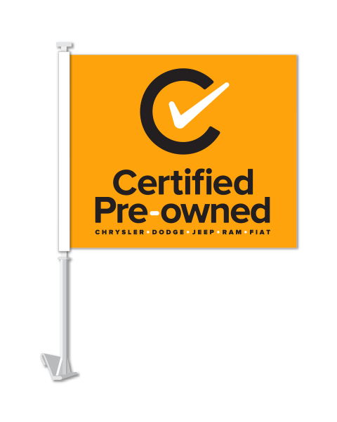 Window Flag - Certified Pre Owned Chrysler/Jeep