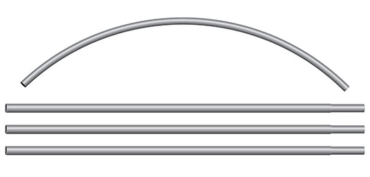 Premium Swooper Flag 4 Piece Pole Set