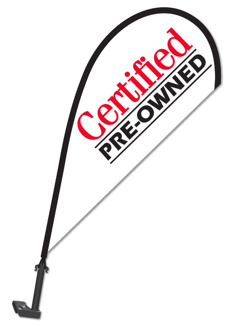 Window Paddle Flag - Certified Pre Owned