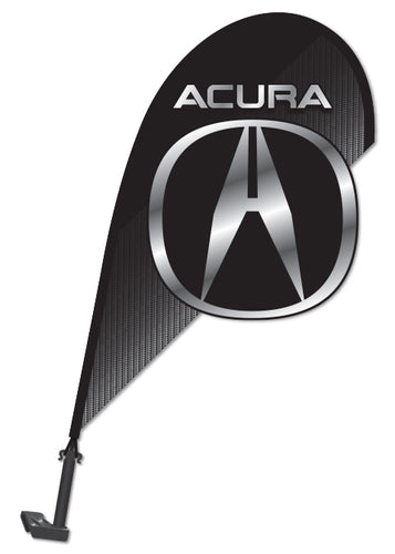 3D Window Paddle Flag - Acura