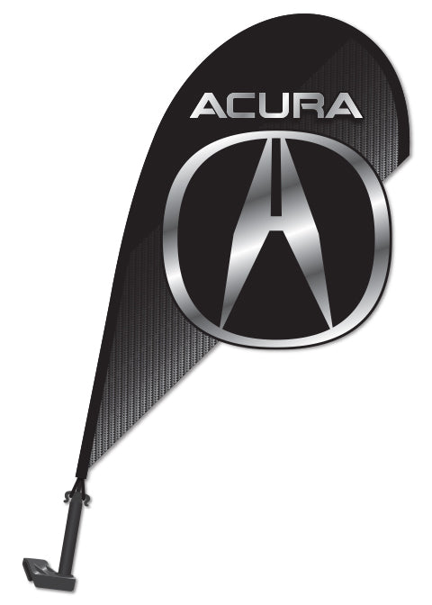 3D Window Paddle Flag - Acura