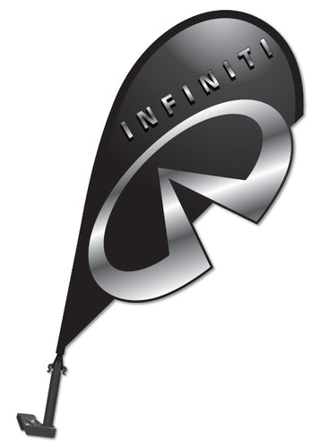 3D Window Paddle Flag - Infiniti