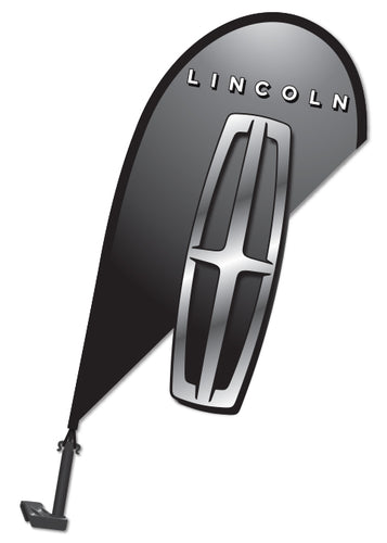 3D Window Paddle Flag - Lincoln