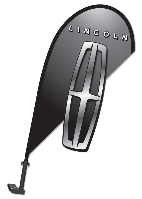 3D Window Paddle Flag - Lincoln