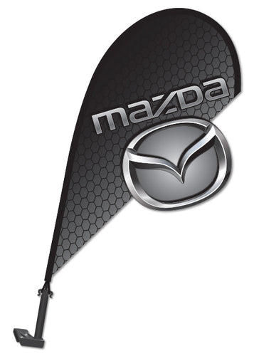 3D Window Paddle Flag - Mazda