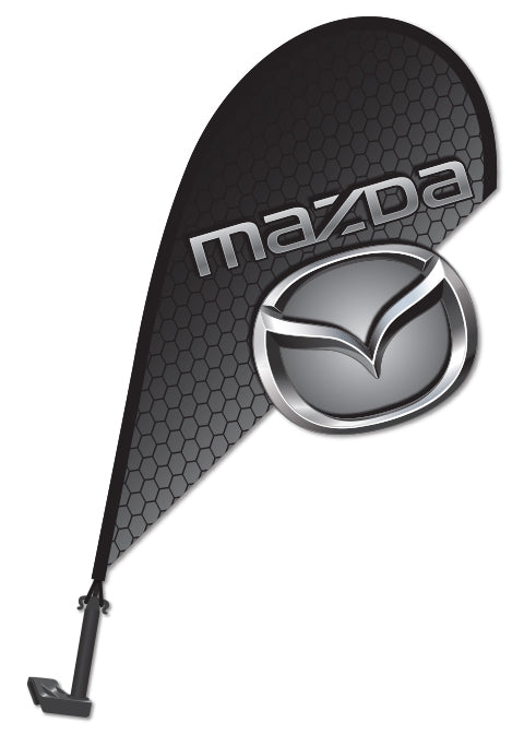 3D Window Paddle Flag - Mazda