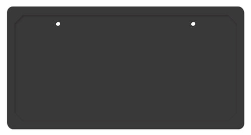 Frame Style Demo License Plate Holder - Neoprene