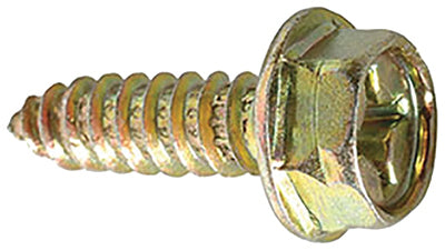 License Plate Screw Phillips Hex Washer Head - Amer - #14 x 3/4