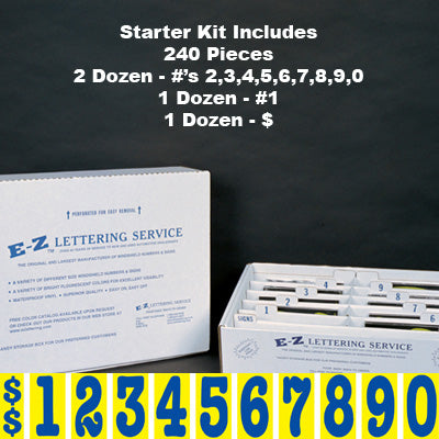 5 1/2 inch Tall Blue & Yellow Starter Kit