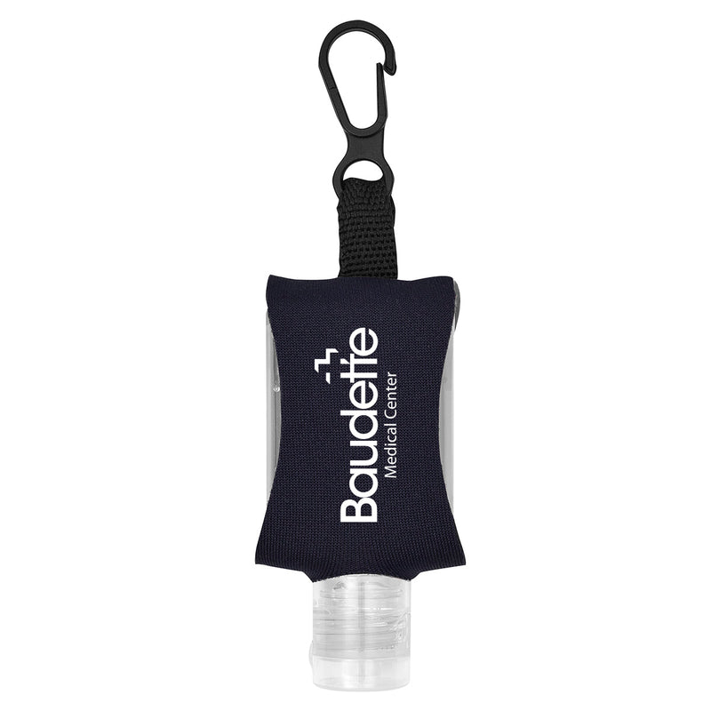 Load image into Gallery viewer, - .5 Oz. Hand Sanitizer With Eva Case And Clip
