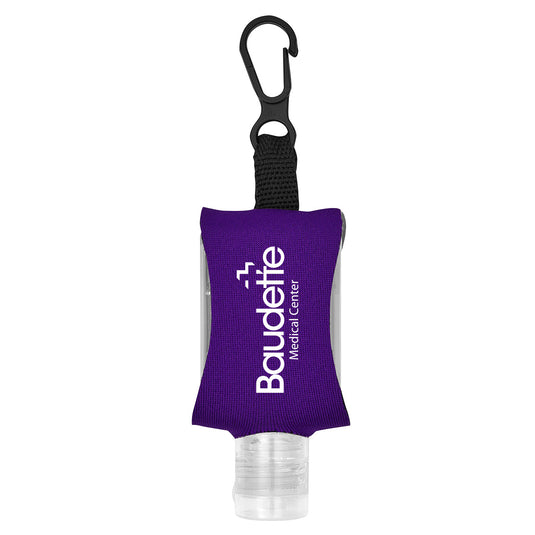 - .5 Oz. Hand Sanitizer With Eva Case And Clip