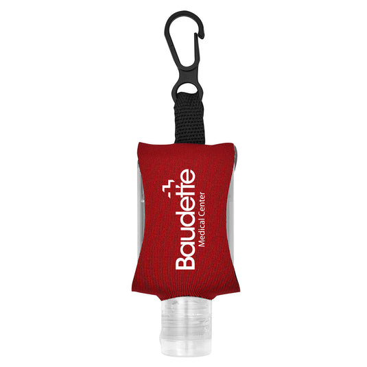 - .5 Oz. Hand Sanitizer With Eva Case And Clip