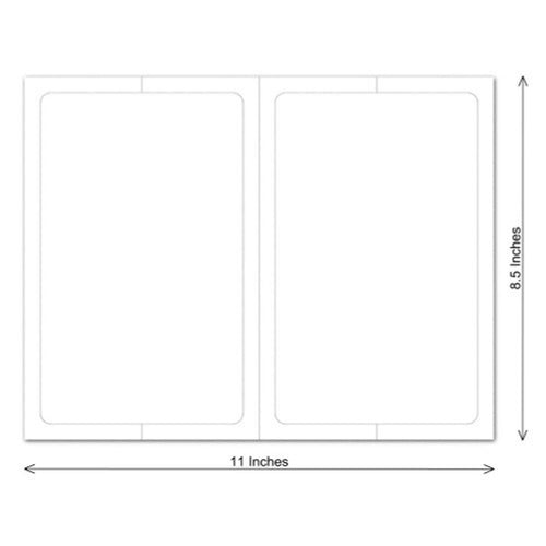 Blank Paper-Bak® Laser Forms - Pack of 50 ( 1 up - 5.5