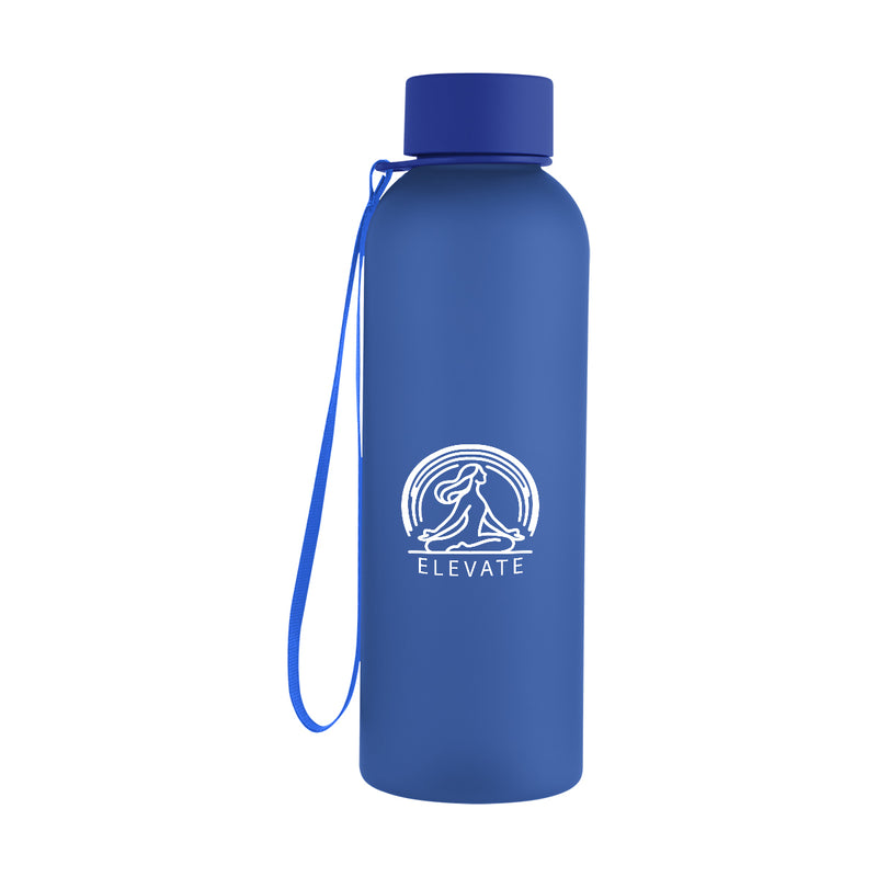 Load image into Gallery viewer, 20 Oz. Morgan rPET Rubberized Bottle With Carry Strap
