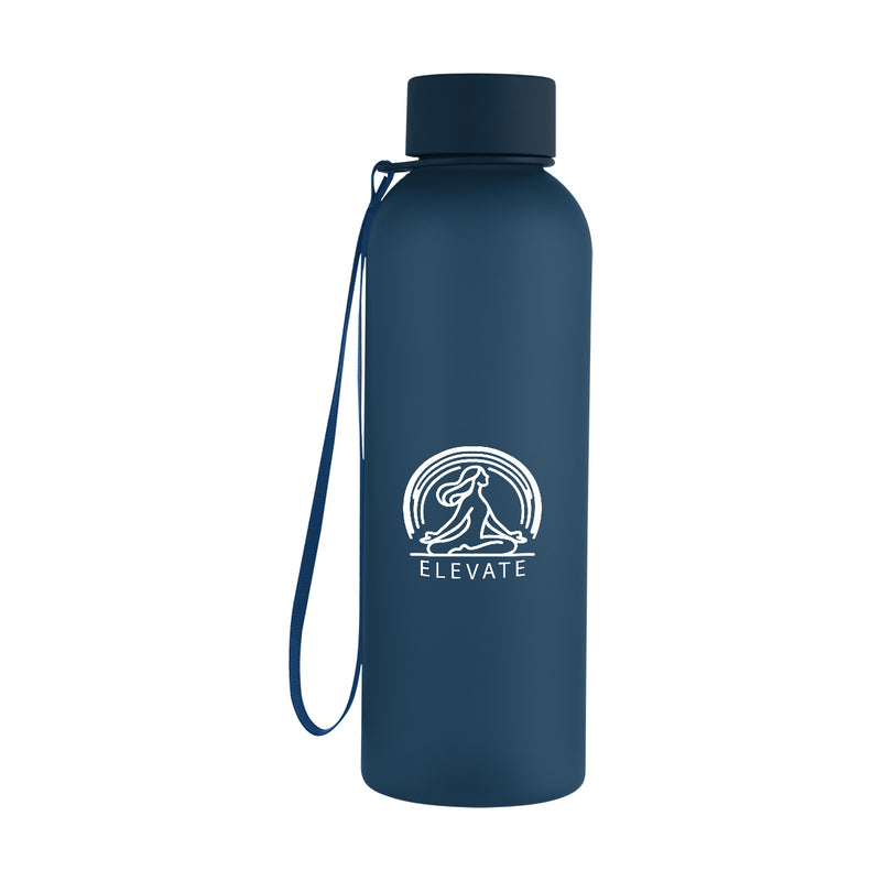 Load image into Gallery viewer, 20 Oz. Morgan rPET Rubberized Bottle With Carry Strap
