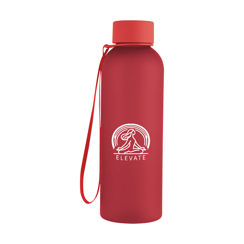 Load image into Gallery viewer, 20 Oz. Morgan rPET Rubberized Bottle With Carry Strap
