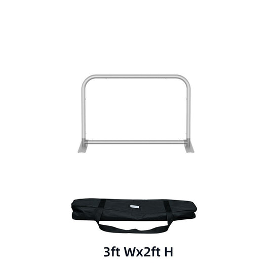 Straight Desktop Banner Stand