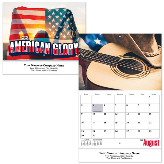 2026 American Glory Calendar - Stapled