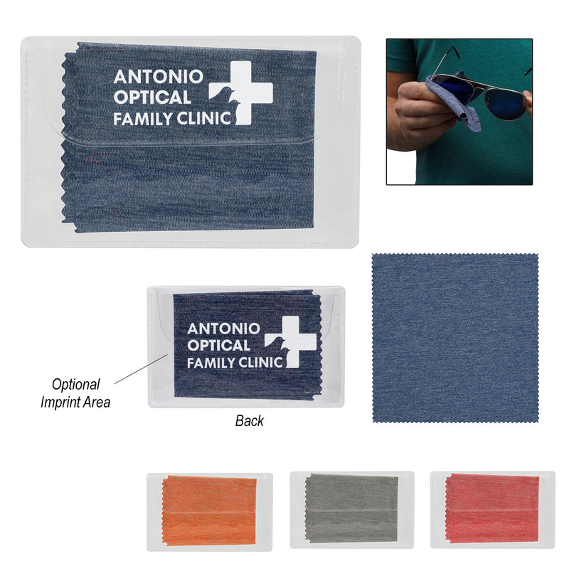 Load image into Gallery viewer, Heathered Cleaning Cloth In Case
