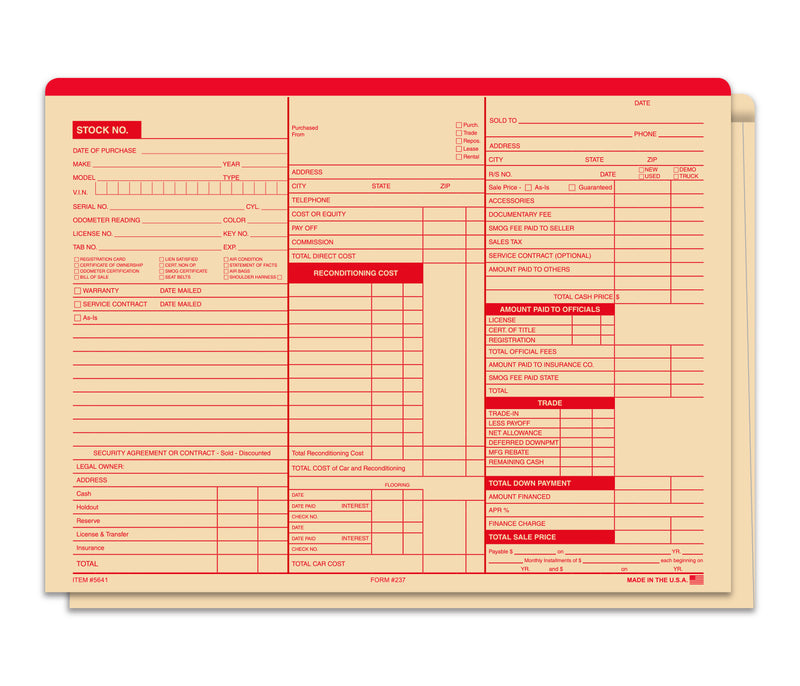 Load image into Gallery viewer, Heavy Stock Deal Jackets #237 ( Box of 500 )
