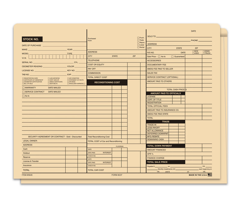 Load image into Gallery viewer, Heavy Stock Deal Jackets #237 ( Box of 500 )
