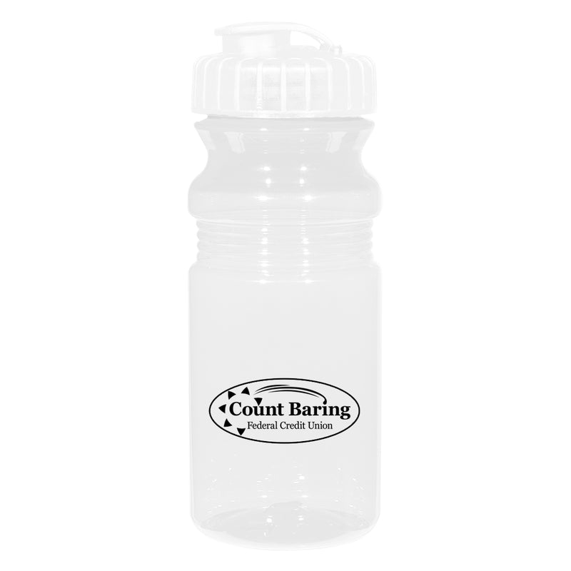 Load image into Gallery viewer, 20 Oz. Poly-Clear Fitness Bottle With Super Sipper Lid

