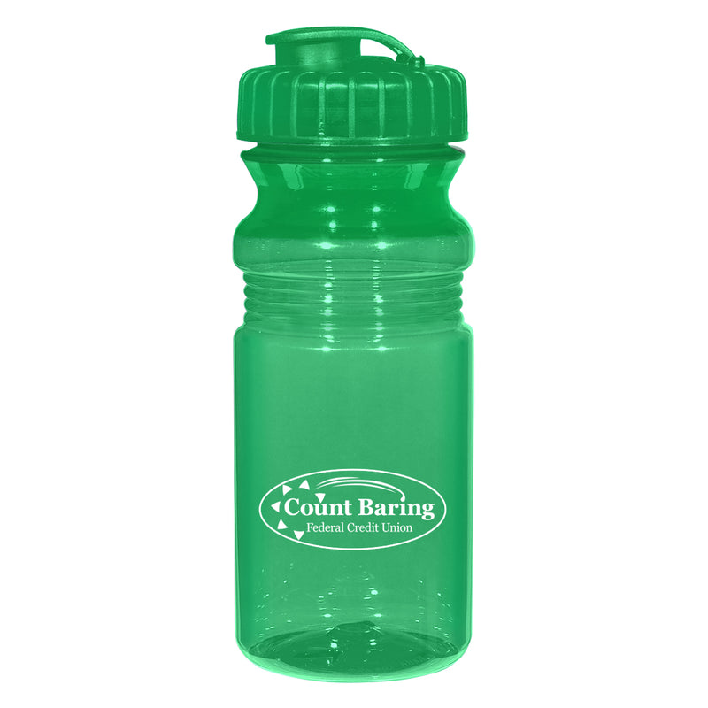 Load image into Gallery viewer, 20 Oz. Poly-Clear Fitness Bottle With Super Sipper Lid
