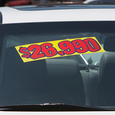 6 inch 3-Color Pricer Sign