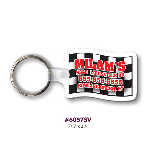 Custom Printed Soft Vinyl Key Tags
