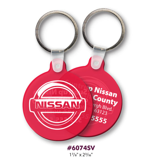 Custom Printed Soft Vinyl Key Tags