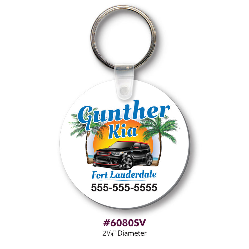 Load image into Gallery viewer, Custom Printed Soft Vinyl Key Tags
