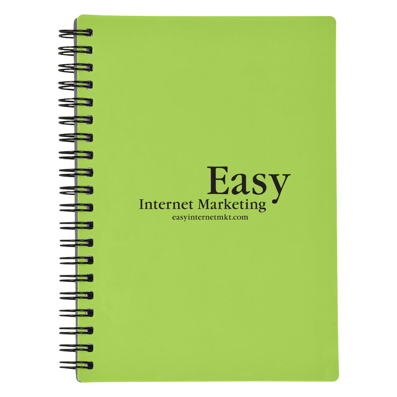 Load image into Gallery viewer, Rubbery Spiral Notebook
