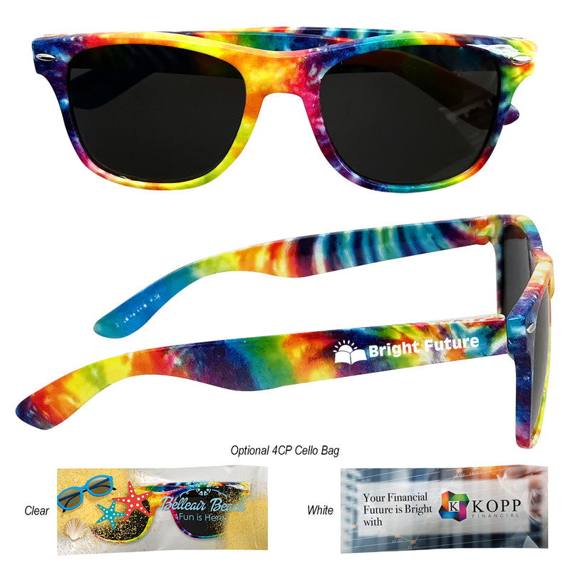 Load image into Gallery viewer, Tie-Dye Malibu Sunglasses
