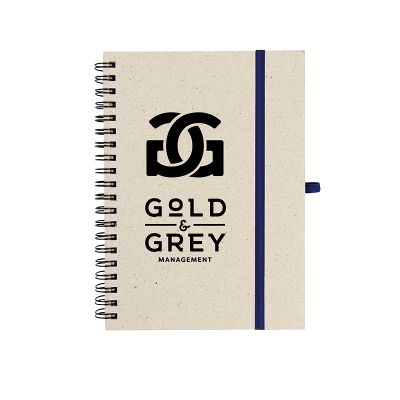 Load image into Gallery viewer, Natural Paper Spiral Notebook
