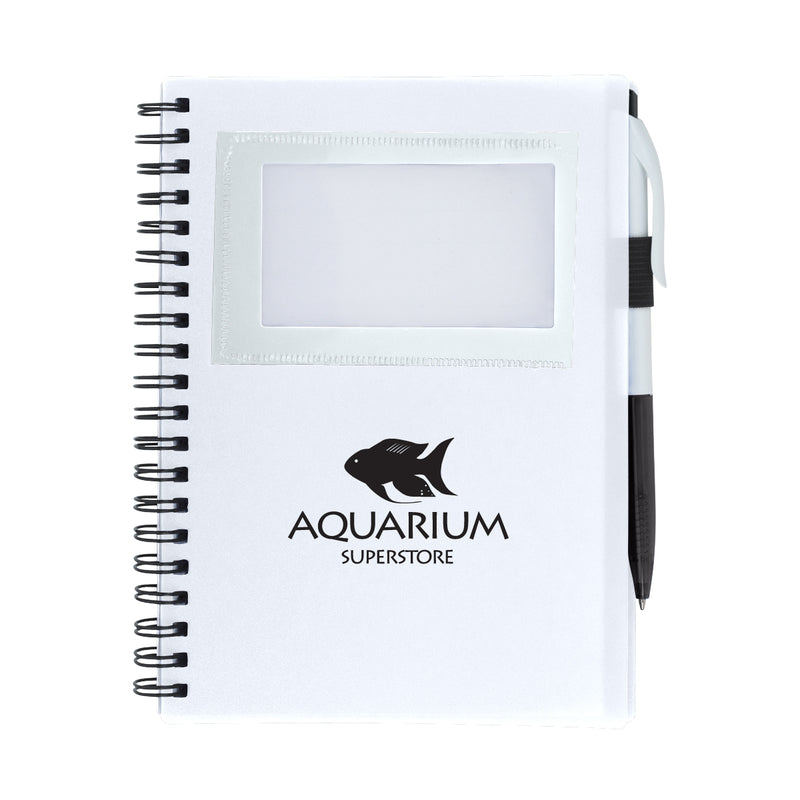 Load image into Gallery viewer, Spiral Notebook With ID Window
