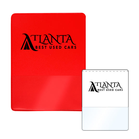 6″ Simple card holder with business card pocket