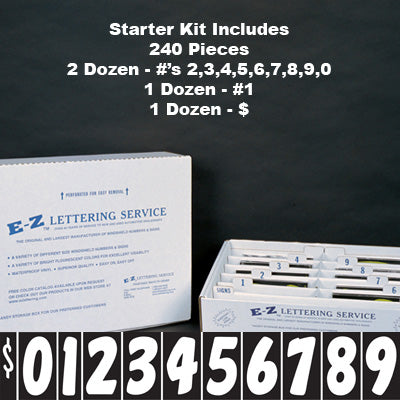 7 1/2 inch Tall Black & White Starter Kit