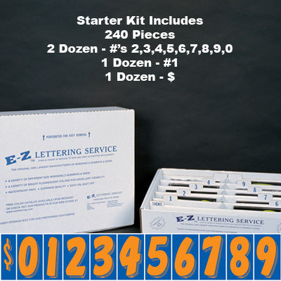 7 1/2 inch Tall Blue & Orange Starter Kit