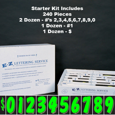 7 1/2 inch Tall Neon Green Starter Kit