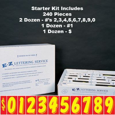 7 1/2 inch Tall Red & Yellow Starter Kit